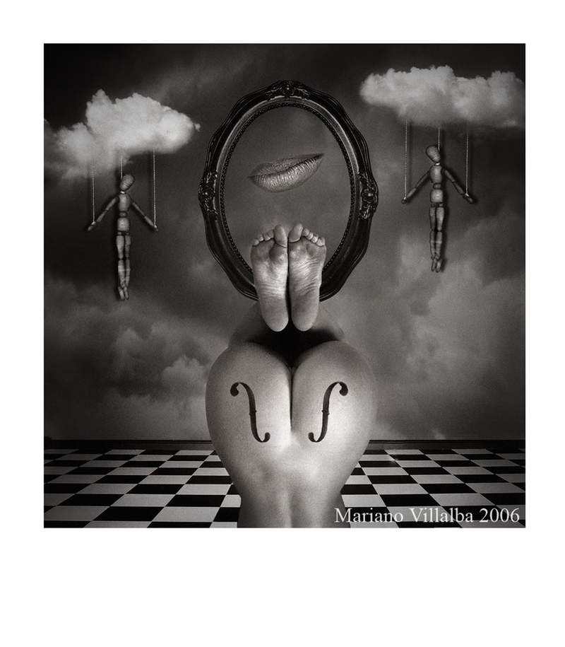 Illustration for article titled Angels, clowns and a deep dark place: the art of Mariano Villalba
